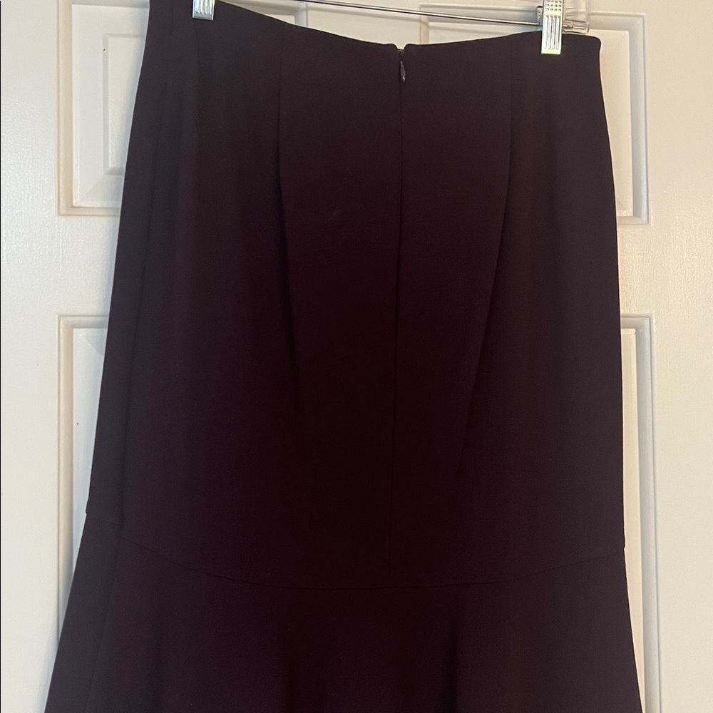 Ann Taylor Dark High-Low Skirt - Picture 3 of 4